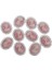 Kristal Düğmeler Rhinestone Oval El Sanatları Dıy Dikiş El Sanatları Dekor 10X Pembe Paketi (Yurt Dışından) 2