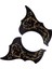 2 Adet 40 41IN Halk Gitar Pickguards Pvc Sol ve Sağ El Aksesuarları Seti 2 * Siyah Altın (Yurt Dışından) 2