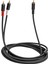 Rca - 2rca Subwoofer Kablosu Y Adapt Ayırıcı, Kulaklık Amplifikatü Için 1 M (Yurt Dışından) 2