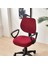 D Sandalye Koltuk Örtüsü Ev Çalışma Için Slipcover Streç Jakarlı Kırmızı (Yurt Dışından) 3