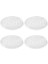 4x Silikon Mobilya Ayak Pedleri Ev Sandalye Bacak Pedleri Sandalye Yatak Kanepe Yuvarlak Çapı 6 cm (Yurt Dışından) 4