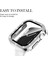 Apple Watch Serisi 9 8 7 41MM Watch Kılıf Rhinestone Elektrokaplama Pc Çerçevesi Temperli Cam Film (Yurt Dışından) 3