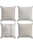 Geometric 4'lü Kırlent Kılıfı DS36 1