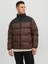 Jjetoby Puffer Collar Sn Erkek Kahverengi Mont 12235860-15 1