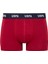Erkek Gri Melanj-Bordo-Baskılı 3'lü Boxer 80509 3