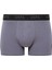 Erkek Antrasit-Siyah-Baskılı 3'lü Boxer 80505 3