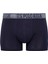 Erkek İndigo-Lacivert-Baskılı 3'lü Boxer 80503 4