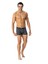 Erkek İndigo-Lacivert-Baskılı 3'lü Boxer 80503 5
