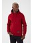 Içi Polarlı Regular Fit Standard Kesim Kanguru Cepli Basic Kapüşonlu Sweatshirt 3