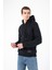 Içi Polarlı Regular Fit Standard Kesim Kanguru Cepli Basic Kapüşonlu Sweatshirt 2