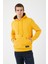 Içi Polarlı Regular Fit Standard Kesim Kanguru Cepli Basic Kapüşonlu Sweatshirt 2