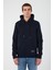 Içi Polarlı Regular Fit Standard Kesim Kanguru Cepli Basic Kapüşonlu Sweatshirt 2