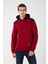 Içi Polarlı Regular Fit Standard Kesim Kanguru Cepli Basic Kapüşonlu Sweatshirt 3