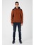 Içi Polarlı Regular Fit Standard Kesim Kanguru Cepli Basic Kapüşonlu Sweatshirt 1