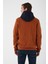 Içi Polarlı Regular Fit Standard Kesim Kanguru Cepli Basic Kapüşonlu Sweatshirt 2