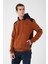 Içi Polarlı Regular Fit Standard Kesim Kanguru Cepli Basic Kapüşonlu Sweatshirt 4