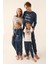 Erkek İndigo Çocuk Pijama Takımı 1