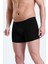 Erkek Pamuklu Beli Lastikli 2'li Siyah/siyah Boxer - M Bxr-Ss-4 3