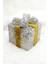 Yılbaşı Çam Ağacı Hediye Paketi Orta Boy Gümüş-Gold 22*22 CM 1
