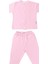 Kız / Erkek Bebek Puantiyeli Pamuklu Pijama Takım 4