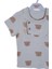 Erkek Bebek Müslin Ikili Ayıcıklı Gömlek Şortlu Takım 3