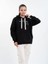 Çocuk Kapüşonlu Sırtı Kot Detaylı Sweatshirt 2