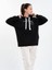 Çocuk Kapüşonlu Sırtı Kot Detaylı Sweatshirt 3