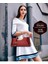 Bayanlar Gelin Yemeği Taşınabilir Boston Çanta Sonbahar ve Kış Parlak Patent Deri Tek Omuz Crossbody Çanta (Yurt Dışından) 4