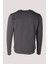 Erkek Sweatshirt Füme Ön Cep Detaylı Relaxed Fit Double Face Crewneck Ncs Jeans 1640 2