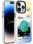 Apple iPhone 14 Pro Max Kılıf Desenli Uzay ve Kelimeler Temalı Silikon Kapak 1