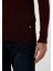 Erkek Tam Balıkçı Boğazlı Triko Bordo Slim Fit Pamuklu Sık Örme Kazak Ncs 3003 4