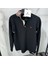 Beyaz Polo Yaka Logolu Sweatshirt 1