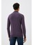 Erkek Yarım Balıkçı Boğazlı Triko Mürdümmelanj Slim Fit Pamuklu Sık Örme Kazak Ncs 3005 3