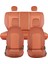 Mini Copper Contryman Uyumlu Deri Oto Koltuk Kılıfı Ön/Arka 5li Tam Set Orjin Seri Tarçın 1