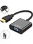 HDMI To VGA Dönüştürücü Çevirici Sesli Kablo 1