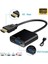 HDMI To VGA Dönüştürücü Çevirici Sesli Kablo 2