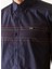 Slim Fit Düğmeli Yaka Lacivert Erkek Gömlek Akıfu 4