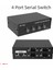 Mt-Vıkı 4 Port RS232 Switch MT-223-4 Db9 Com Seri Port Anahtarlayıcı 1 In 4 Out Pc Printer Haberleş 5