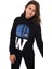 Çocuk Bere Baskılı ve Işlemeli Kapüşonlu Sweatshirt 3