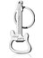 Gitar Şekilli Bira Şişe Açacağı Mini Taşınabilir Hediye (Yurt Dışından) 1