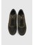 Haki Deri Erkek Sneaker 5