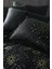 Export Nevresim Takımı Stars 100% Pamuk Saten Battal Takım Black 3
