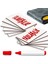 12 Adet Mıknatıslı Yazılabilir Silinebilir Etiket 40X80MM 1