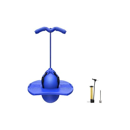 Htun Çocuklar Güvenli Sıçrama Pogo Sopa Güvenli Eğlenceli Oyna Çocuk Pogo Stick Jumper Oyuncak (Mavi) (Yurt Dışından)