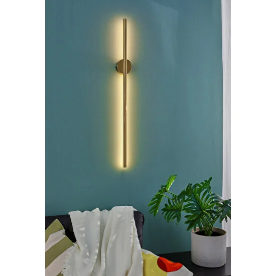 Tanersan Design Zodyak Lüks Özel Şarjlı Açma Kapama Düğmeli Duvar Ayna Banyo Tablo Apliği 50 cm