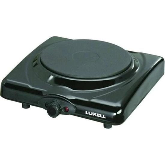 Luxel Siyah Tekli Elektrikli Ocak