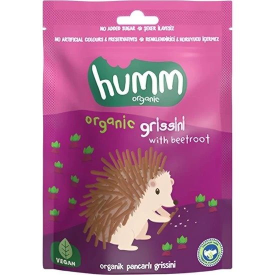 Humm Organic Organik Pancarlı Grissini 55 gr