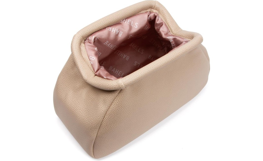 Bahels Kadın Trend Siyah Deri Clutch Portföy Çanta görsel 8