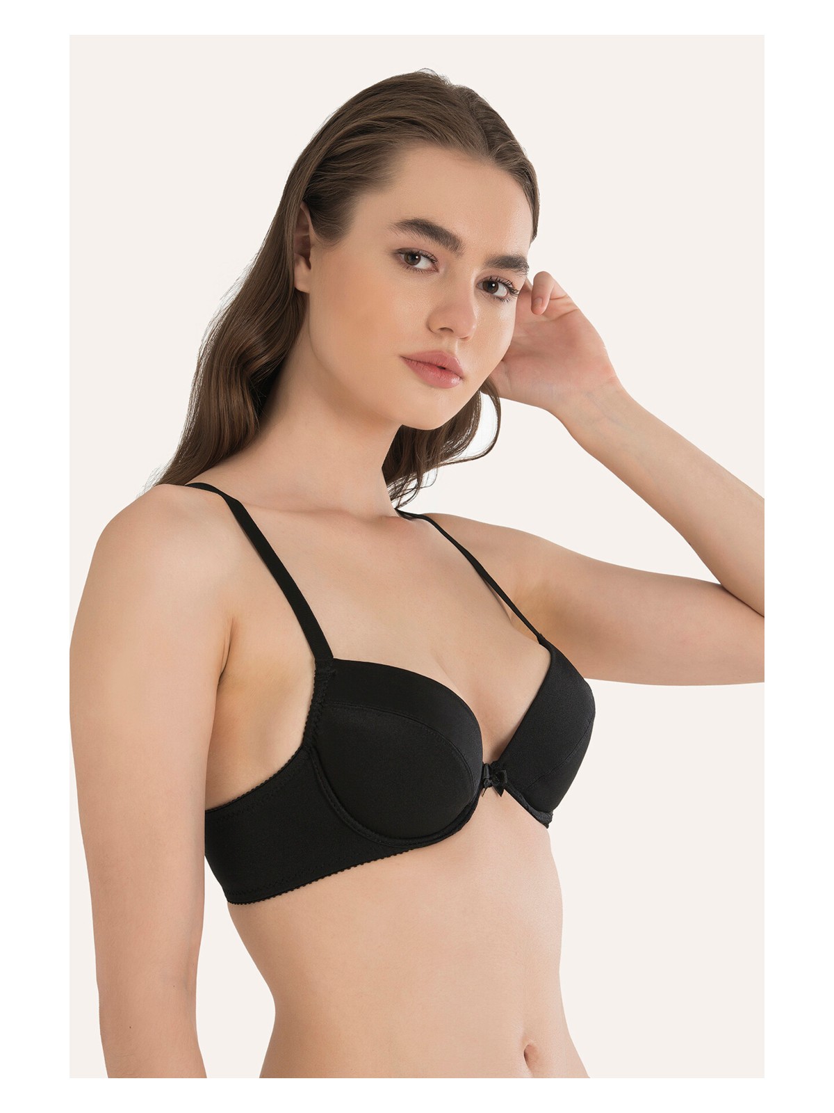 NBB Nbb Siyah Çıkarılabilir Destekli Mikro Sütyen