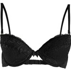 Nbb Siyah Çıkarılabilir Destekli Dantel Detaylı Sütyen